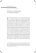 Cover page: Vietnamese in Central Europe: An Unintended Diaspora INTRODUCTION