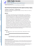 Cover page: Neural plasticity underlying visual perceptual learning in aging