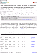 Cover page: Draft Genome Sequences of 10 Strains of the Genus Exiguobacterium