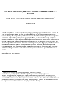 Cover page: Political Alignment, Attitudes Toward Government and Tax Evasion