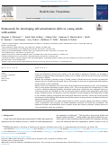 Cover page: Framework for developing self-actualization skills in young adults with autism.