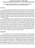 Cover page: Not All Large Customers are Made Alike: Disaggregating Response to Default-Service Day-Ahead Market Pricing