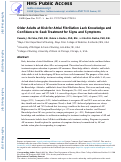 Cover page: Older Adults at Risk for Atrial Fibrillation Lack Knowledge and Confidence to Seek Treatment for Signs and Symptoms