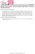 Cover page: Fighting “Plug and Chug” Structural Design through Effective and Experiential Demonstrations