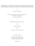 Cover page: Mind-Reading and Telepathy for Beginners and Intermediates: What People Think Machines Can Know About the Mind, and Why Their Beliefs Matter