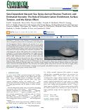 Cover page: Size-Dependent Nascent Sea Spray Aerosol Bounce Fractions and Estimated Viscosity: The Role of Divalent Cation Enrichment, Surface Tension, and the Kelvin Effect.