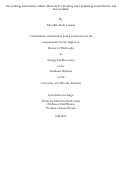 Cover page: Internalising Externalities: Macro Methods for Tracking and Optimizing Social Welfare and Sustainability