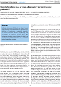 Cover page: Genital melanoma: are we adequately screening our patients?