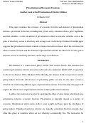 Cover page: Privatization and Economic Freedom: Another Look at the Privatization of Electric Utilities