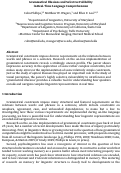 Cover page: 5: Grammatical Illusions and Selective Fallibility in Real-Time Language Comprehension