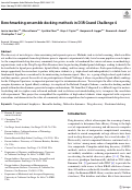 Cover page: Benchmarking ensemble docking methods in D3R Grand Challenge 4