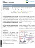 Cover page: A silicon-rhodamine chemical-genetic hybrid for far red voltage imaging from defined neurons in brain slice