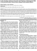 Cover page: At the Interface between Livestock and Predators: Reducing the Risk of Livestock-Predator Interactions among Youth Animal Owners