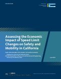Cover page: Assessing the Economic Impact of Speed Limit Changes on Safety and Mobility in California