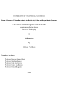 Cover page: Toward Gromov-Witten Invariants for Relatively Coherent Logarithmic Schemes