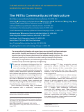 Cover page: The PETSc Community as Infrastructure