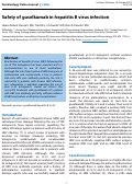 Cover page: Safety of guselkumab in hepatitis B virus infection