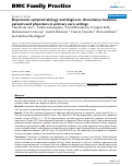 Cover page: Depression symptomatology and diagnosis: discordance between patients and physicians in primary care settings