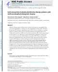 Cover page: Gold nanoparticle-mediated photothermal therapy guidance with multi-wavelength photomagnetic imaging