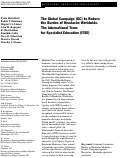 Cover page: The Global Campaign (GC) to Reduce the Burden of Headache Worldwide. The International Team for Specialist Education (ITSE)