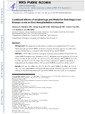 Cover page: Combined Effects of Recipient Age and Model for End-Stage Liver Disease Score on Liver Transplantation Outcomes