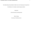 Cover page: The Relationship Between Belief in Stable Luck and a Propensity for Superstition: The Influence of Culturally Conferred Agency Beliefs