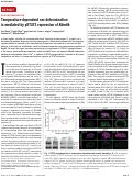 Cover page: Temperature-dependent sex determination is mediated by pSTAT3 repression of Kdm6b