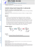 Cover page: Synthetic strategy toward ineleganolide: A cautionary tale