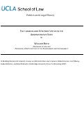 Cover page of Fact-making and Epistemic Virtue in the Administrative State