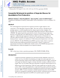 Cover page: Sequential Windowed Acquisition of Reporter Masses for Quantitation-First Proteomics