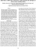 Cover page: Didn’t know, or didn’t show? Preschoolers consider epistemic state and degree ofomission when evaluating teachers