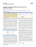 Cover page: Synthesis of highly substituted adamantanones from bicyclo[3.3.1]nonanes.