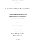 Cover page: Non-Financial Incentives for Pro-Social and Pro-Environmental Behaviour