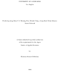 Cover page: Predicting Long-Term U.S. Housing Price Trends Using a Long Short-Term Memory Neural Network