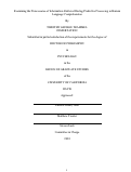 Cover page: Examining the Time-course of Information Retrieval During Predictive Processing in Human Language Comprehension