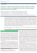 Cover page: Application of a Bayesian ordinal animal model for the estimation of breeding values for the resistance to Monilinia fruticola (G.Winter) Honey in progenies of peach [Prunus persica (L.) Batsch]