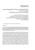 Cover page: Aspetti fitogeografici del genere <i>Romulea</i> Maratti nei sistemi insulari del Mediterraneo centro-occidentale