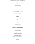 Cover page: Configurations of Community and Collaboration in Online Learning: An Assemblage Approach