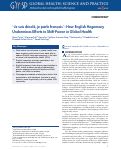 Cover page: Je suis désolé, je parle français: How English Hegemony Undermines Efforts to Shift Power in Global Health.