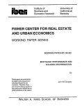 Cover page: Mortgage Performance and Housing Market Discrimination