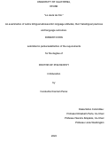 Cover page: “La Jaula de Oro:” An examination of Latinx bilingual adolescents’ language attitudes, their translingual practices and language outcomes.