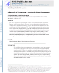 Cover page: A Synopsis of Contemporary Anesthesia Airway Management.