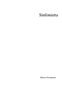 Cover page: Sinfonietta