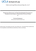 Cover page: Democratic Design and the Twin Contemporary Challenges of Fragmented and Unduly Concentrated Political Power