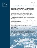 Cover page: Hardware-in-the-Loop Co-simulation of Distribution Grid for Demand Response: