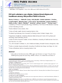 Cover page: HIV and Substance Use Stigma, Intersectional Stigma and Healthcare Among HIV-Positive PWID in Russia