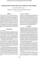 Cover page: Modeling the effect of palate shape on the articulatory-acoustics mapping