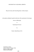 Cover page: Physical activity and cortisol regulation: A meta-analysis