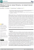 Cover page: Modular E-Collar for Animal Telemetry: An Animal-Centered Design Proposal