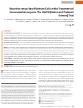 Cover page: Bioactive versus Bare Platinum Coils in the Treatment of Intracranial Aneurysms: The MAPS (Matrix and Platinum Science) Trial